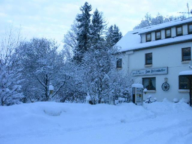 Waldpension Zum Felsenkeller Lichtenfels-Sachsenberg Esterno foto